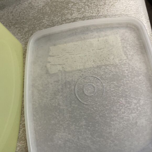 Set (3) VTG TUPPERWARE Freezer Containers # 311 #312 with Clear Lids - Picture 10 of 10